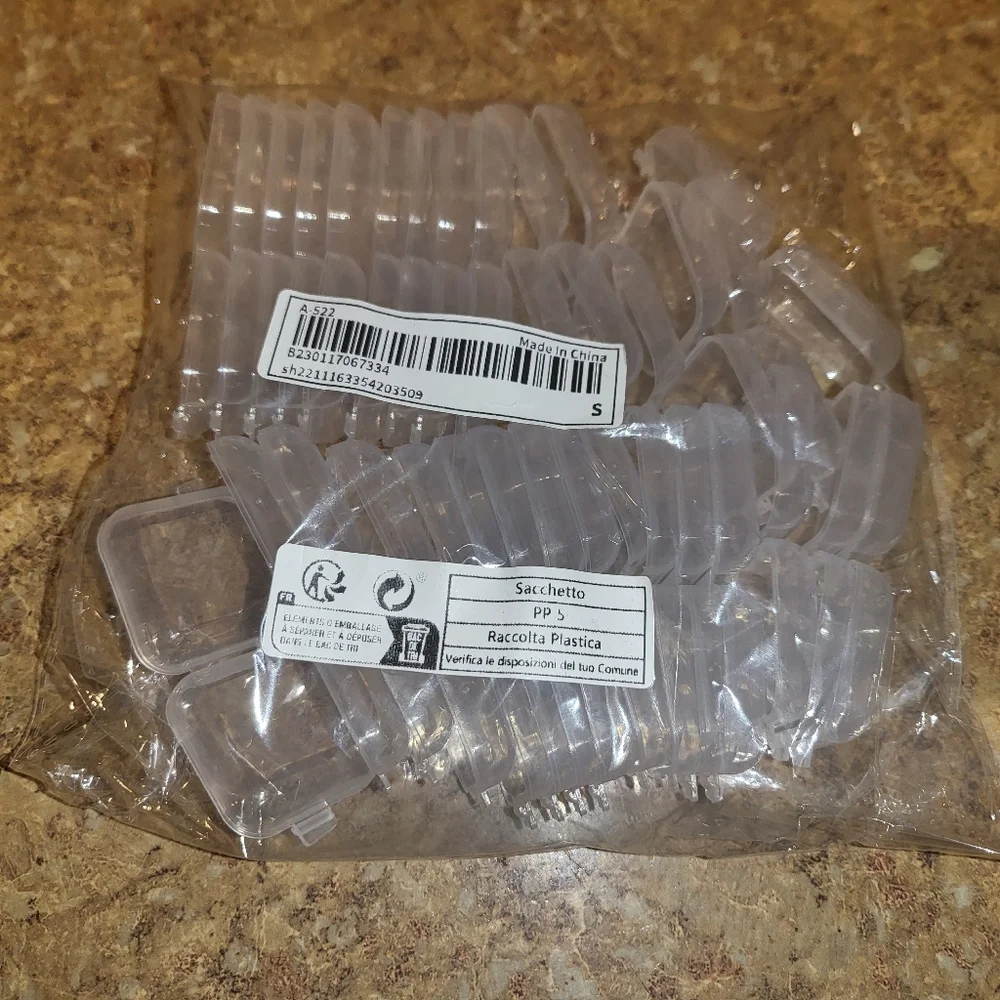 Jewelry Small Plastic Storage Boxes 30 Pcs